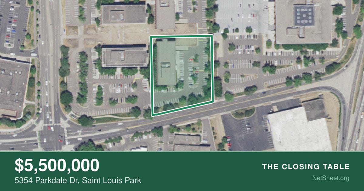Aerial view of 5354 Parkdale Dr, Saint Louis Park