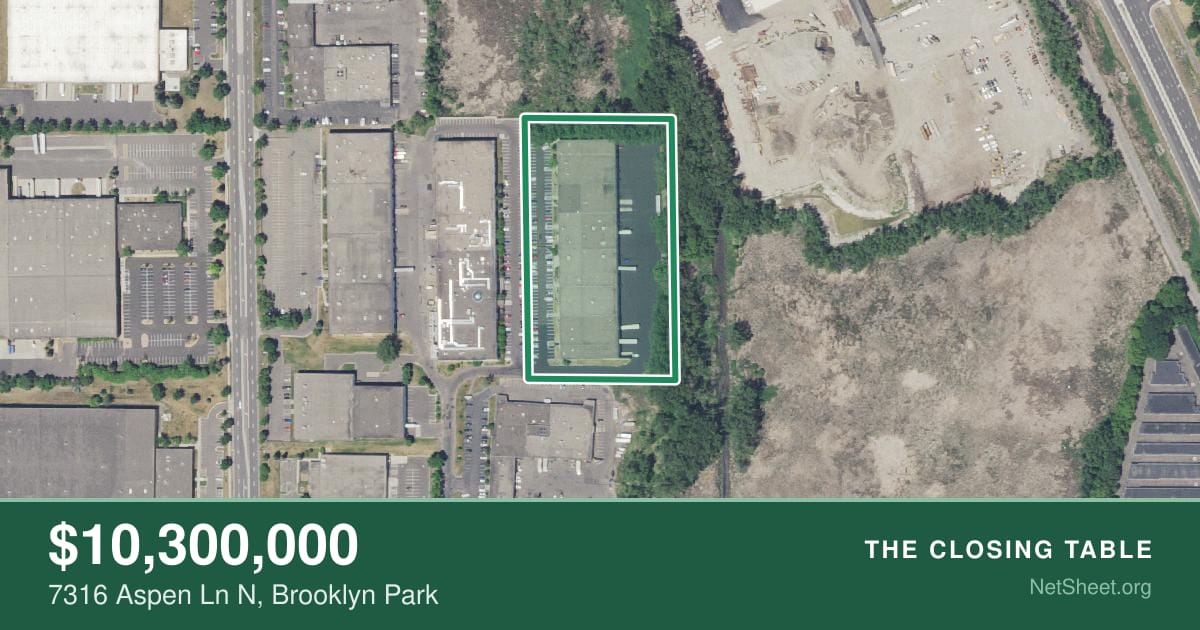 Aerial view of 7316 Aspen Ln N, Brooklyn Park