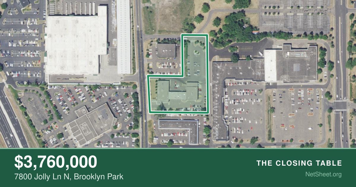 Aerial view of 7800 Jolly Ln N, Brooklyn Park