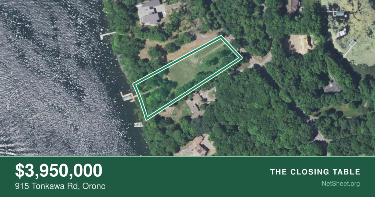 Aerial view of 915 Tonkawa Rd, Orono