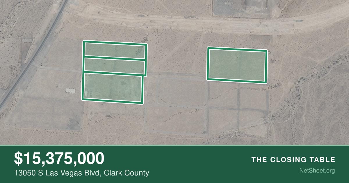Aerial view of 13050 S Las Vegas Blvd, Clark County
