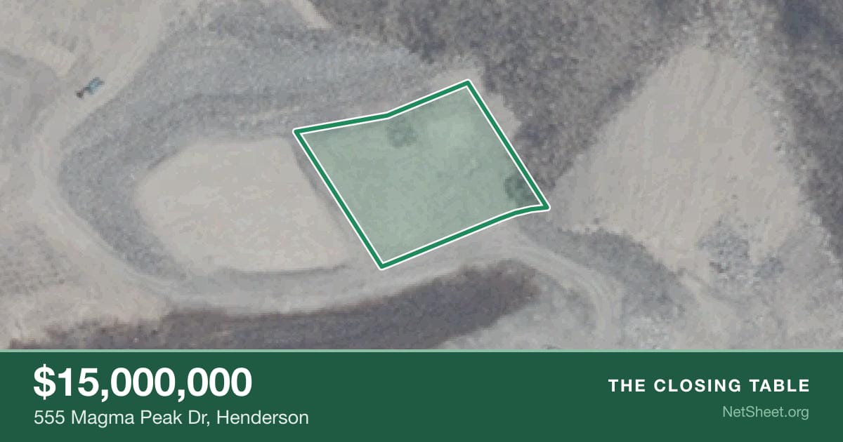 Aerial view of 555 Magma Peak Dr, Henderson