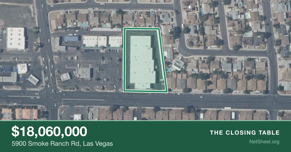 Aerial view of 5900 Smoke Ranch Rd, Las Vegas