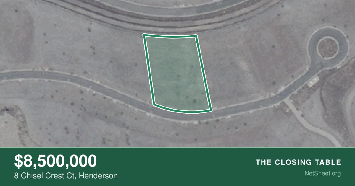 Aerial view of 8 Chisel Crest Ct, Henderson