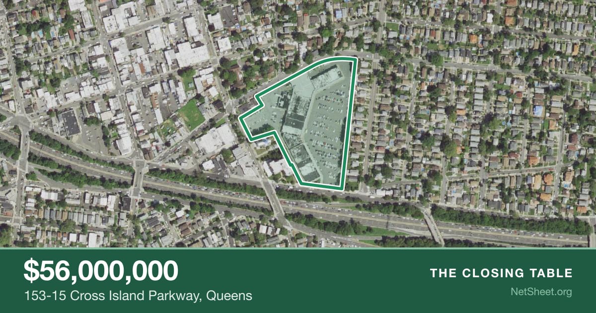 Aerial view of 153-15 Cross Island Parkway, Queens