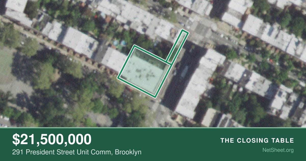 Aerial view of 291 President Street Unit Comm, Brooklyn