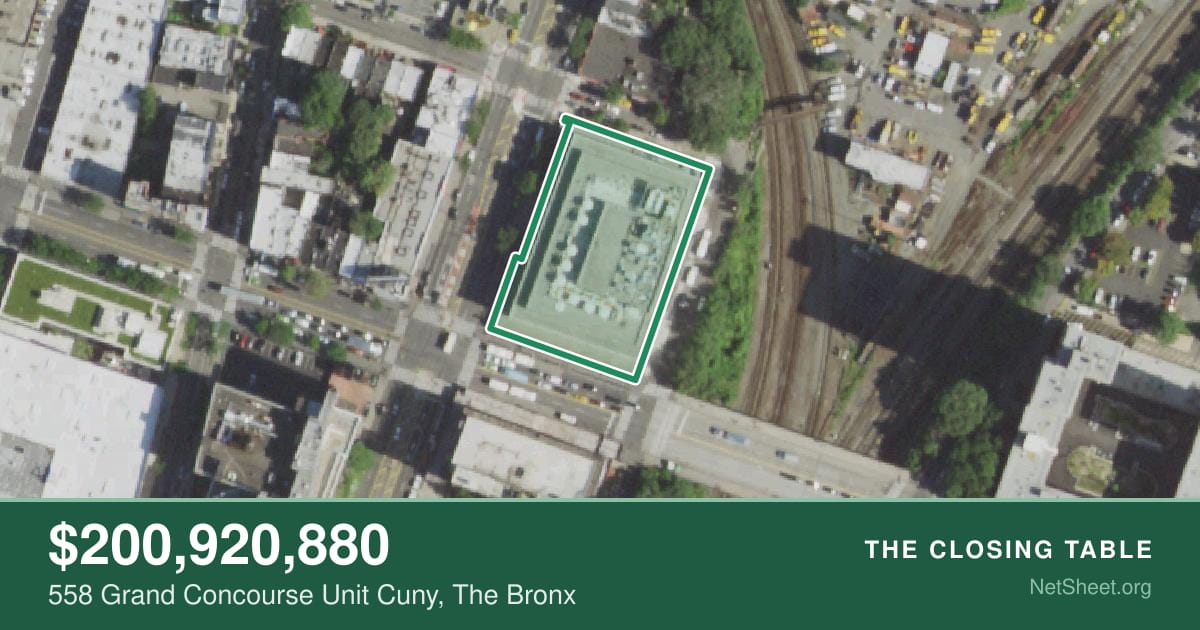 Aerial view of 558 Grand Concourse Unit Cuny, The Bronx