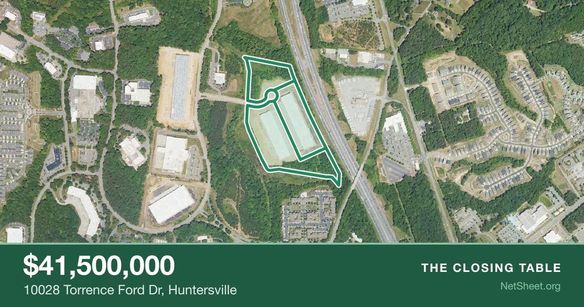Aerial view of 10028 Torrence Ford Dr, Huntersville
