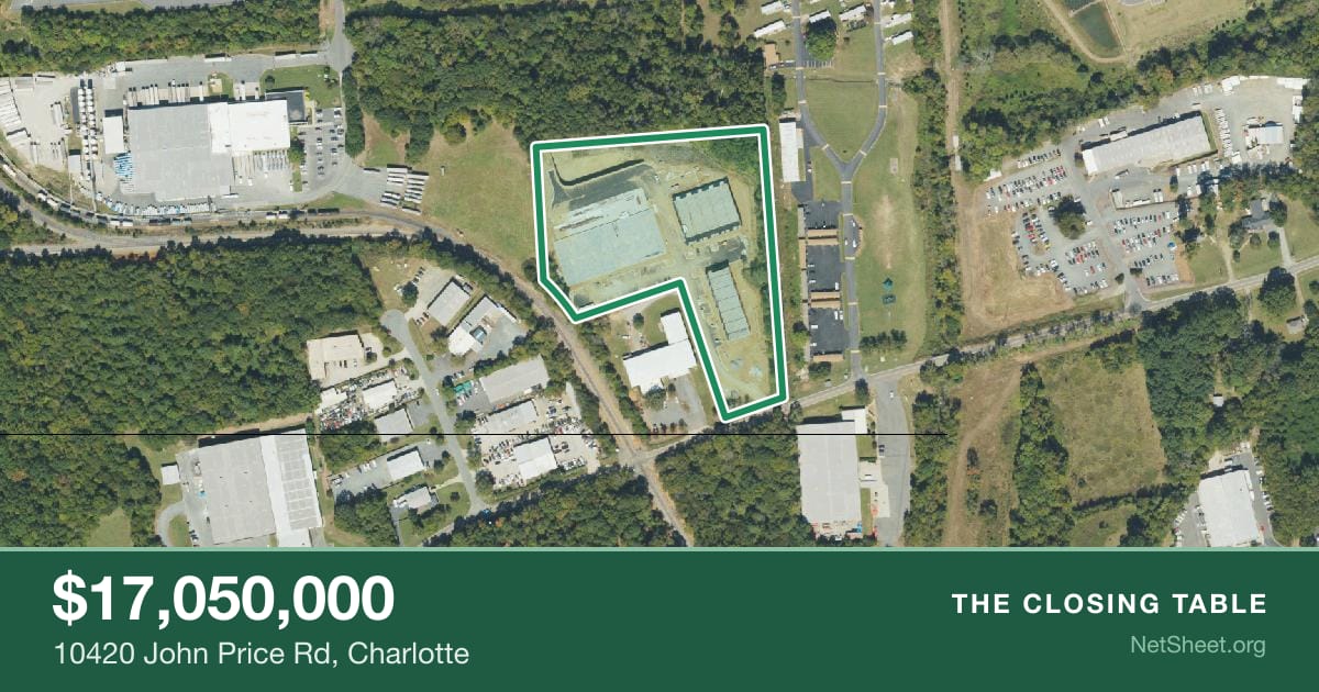 Aerial view of 10420 John Price Rd, Charlotte