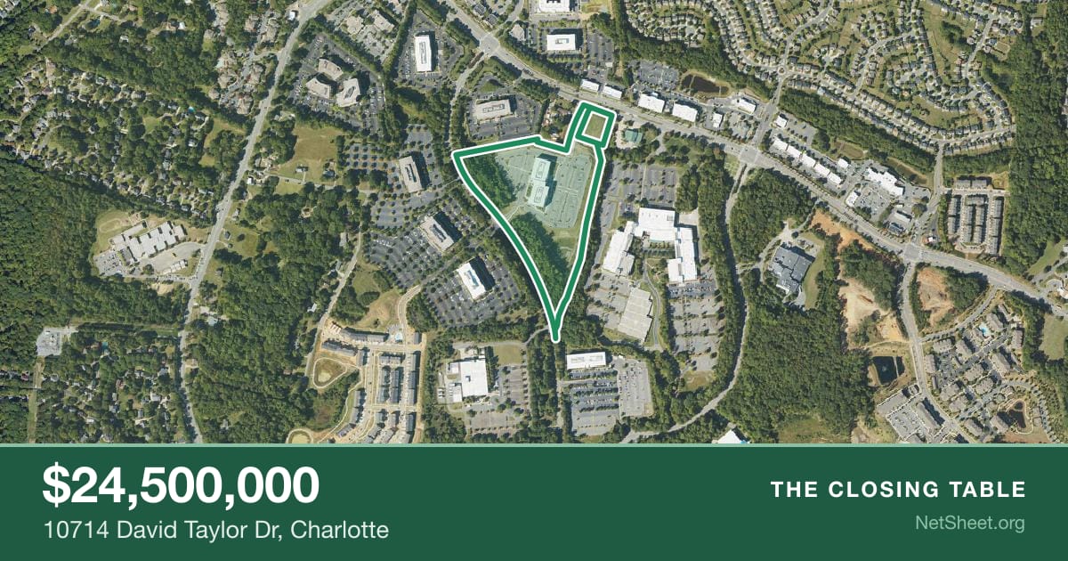Aerial view of 10714 David Taylor Dr, Charlotte