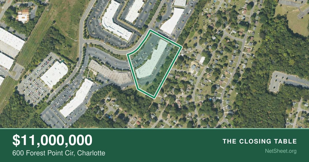 Aerial view of 600 Forest Point Cir, Charlotte