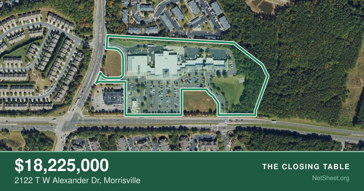 Aerial view of 2122 T W Alexander Dr, Morrisville