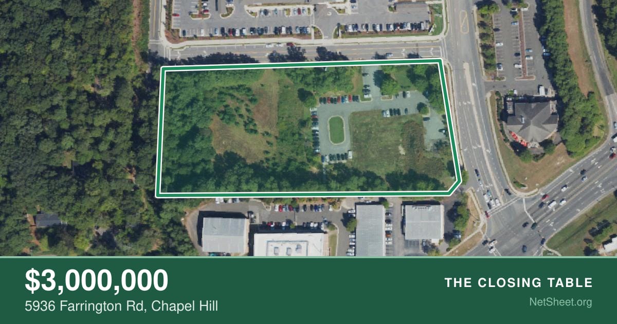 Aerial view of 5936 Farrington Rd, Chapel Hill