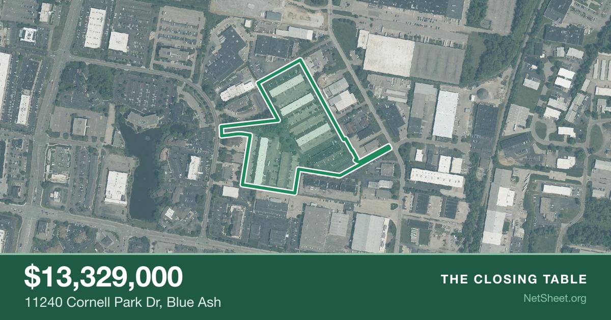 Aerial view of 11240 Cornell Park Dr, Blue Ash