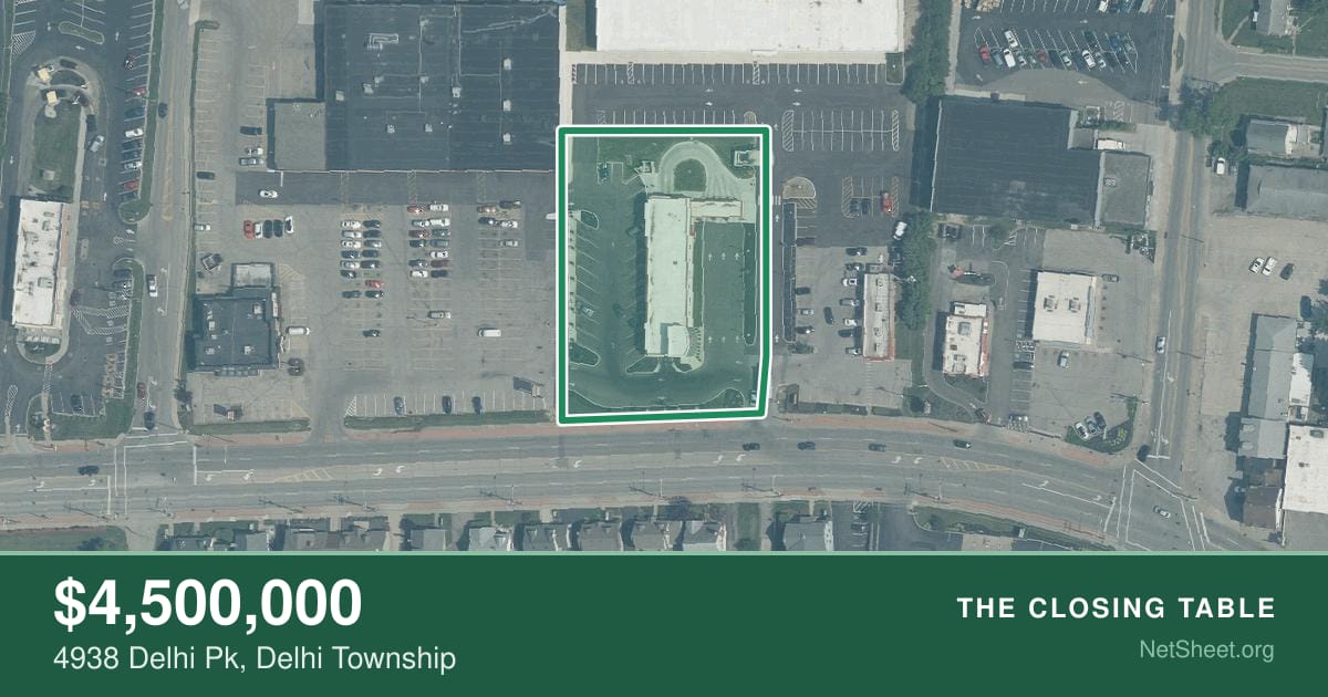 Aerial view of 4938 Delhi Pk, Delhi Township