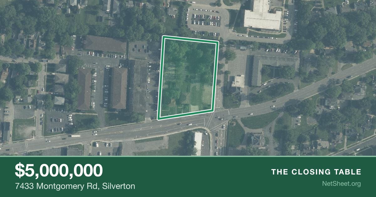 Aerial view of 7433 Montgomery Rd, Silverton