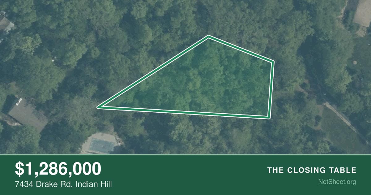 Aerial view of 7434 Drake Rd, Indian Hill