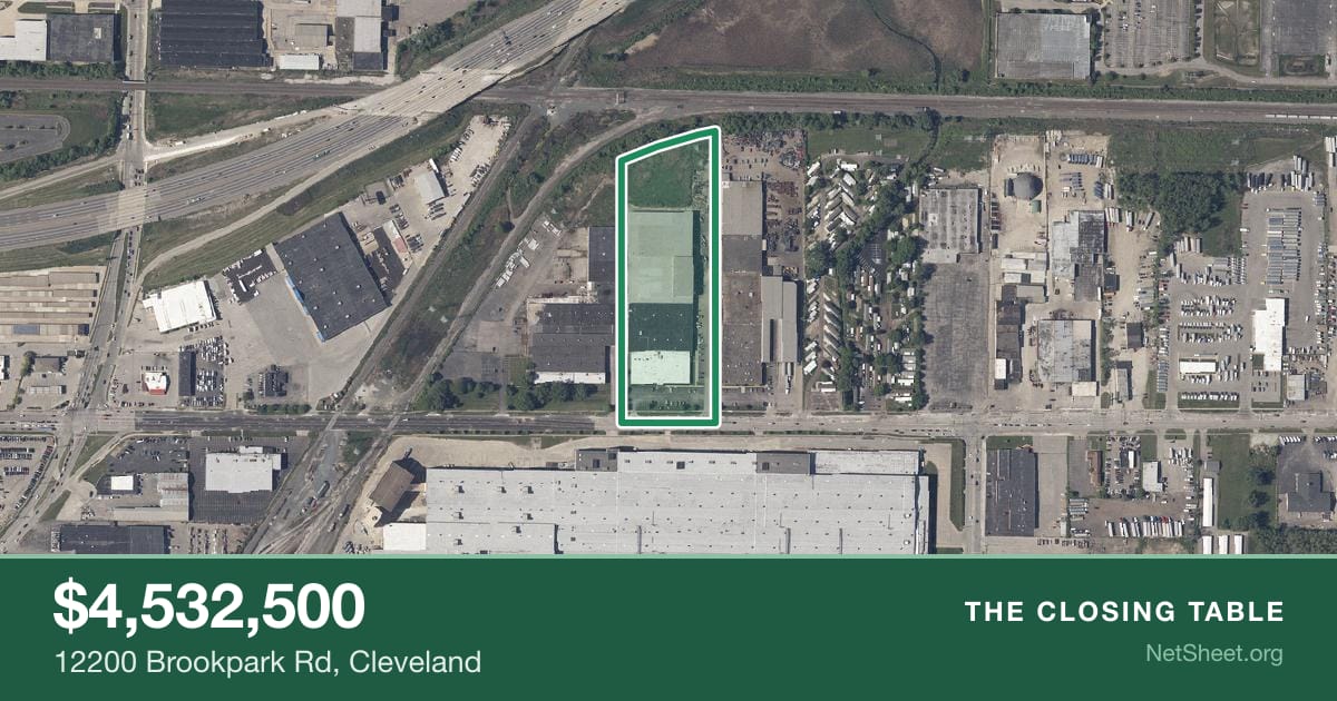 Aerial view of 12200 Brookpark Rd, Cleveland