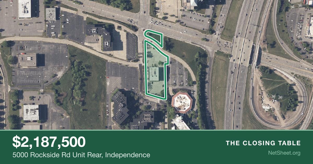 Aerial view of 5000 Rockside Rd Unit Rear, Independence