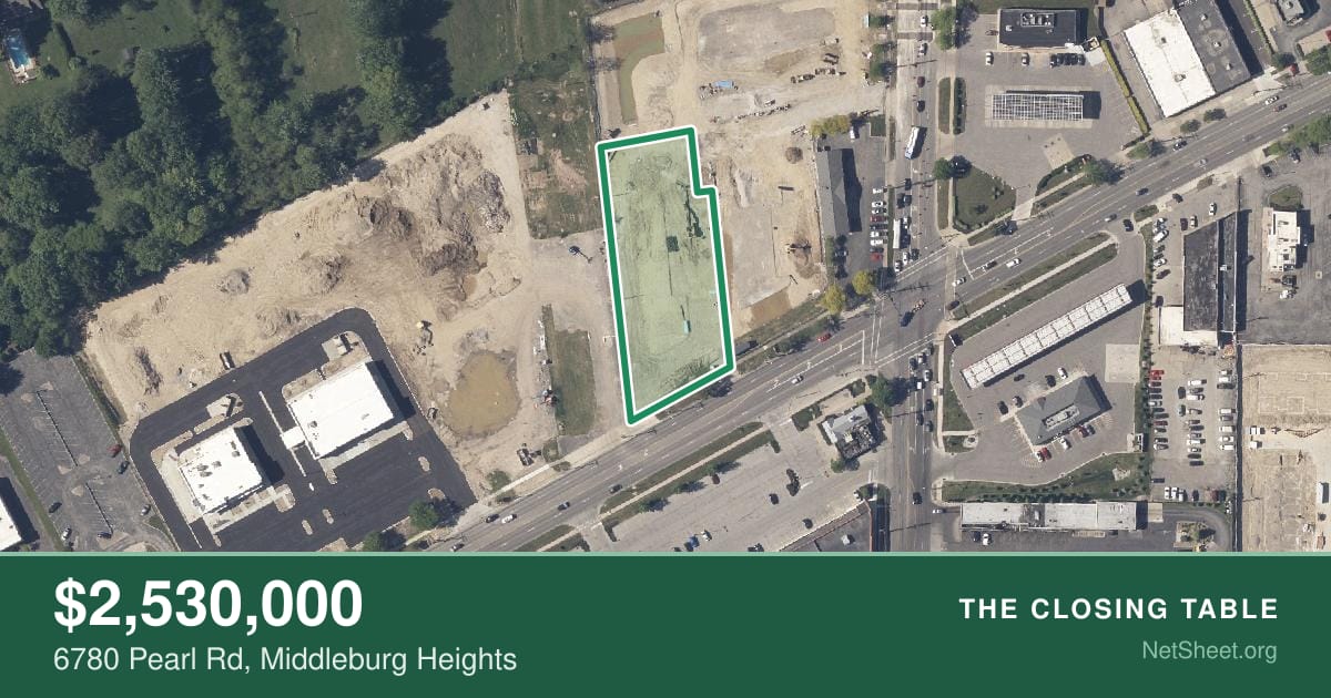 Aerial view of 6780 Pearl Rd, Middleburg Heights
