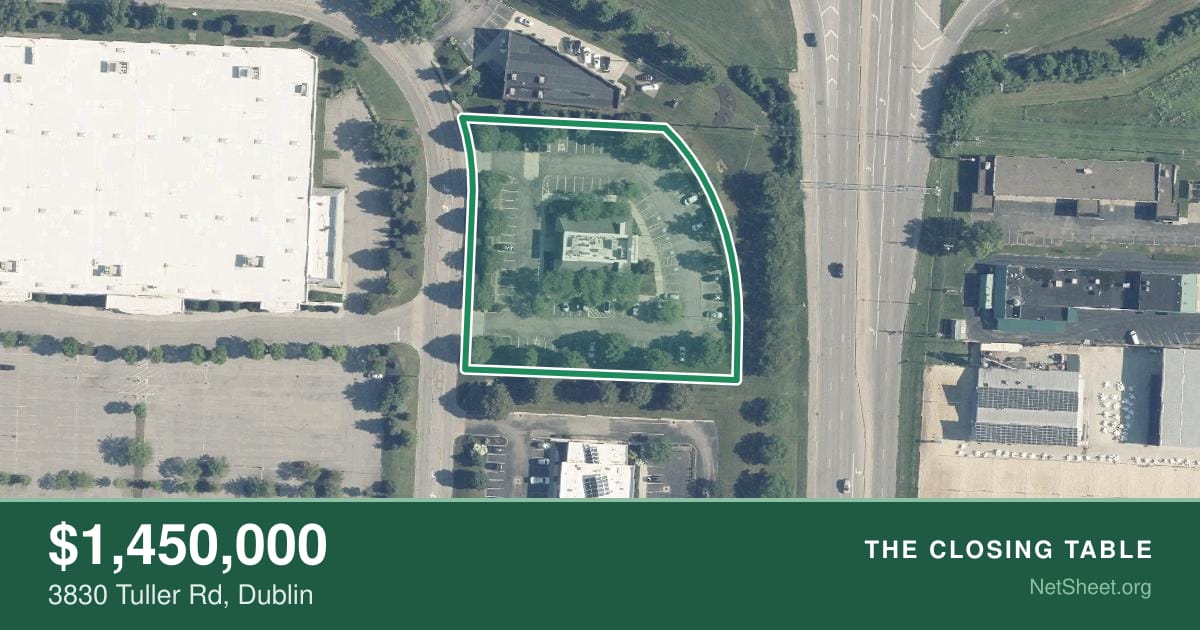 Aerial view of 3830 Tuller Rd, Dublin