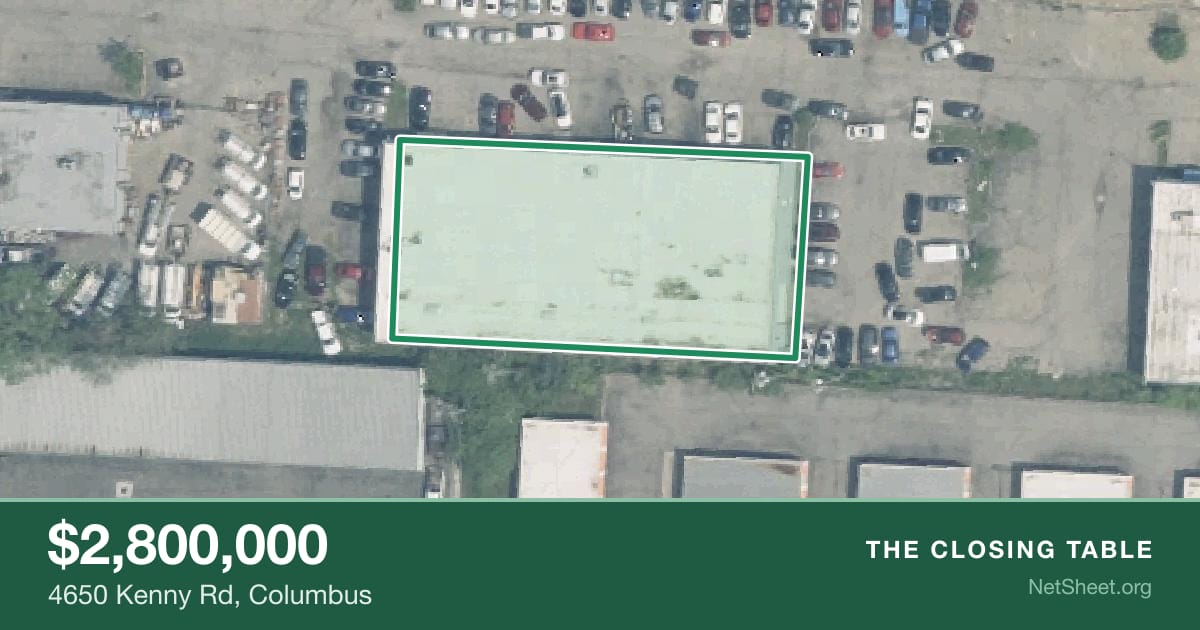 Aerial view of 4650 Kenny Rd, Columbus