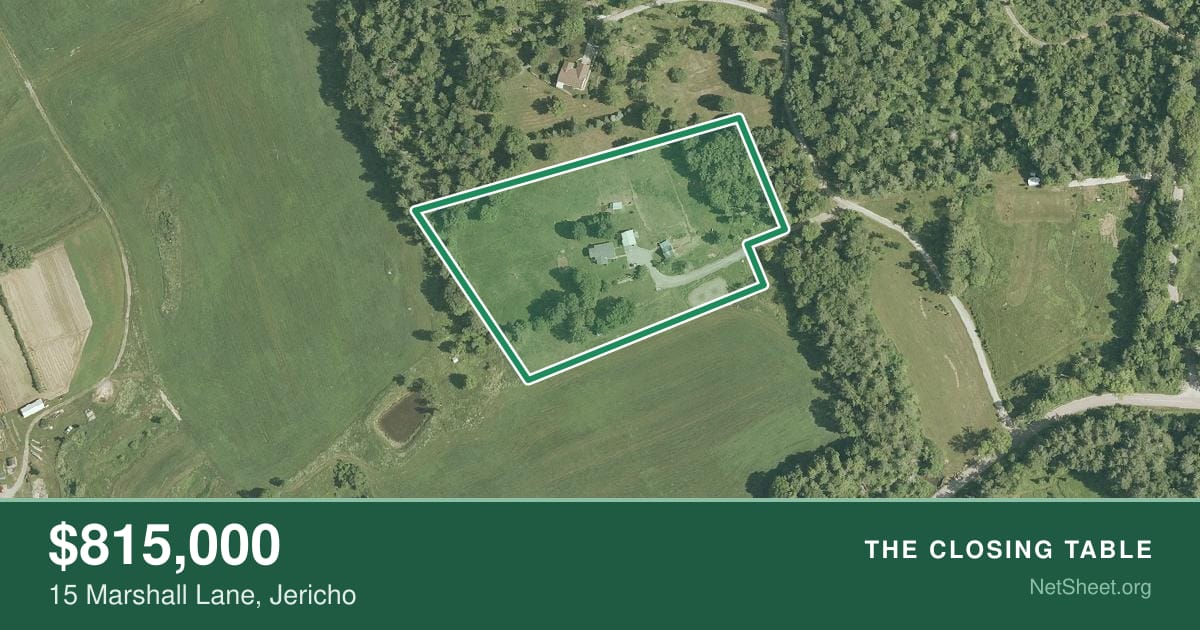 Aerial view of 15 Marshall Lane, Jericho