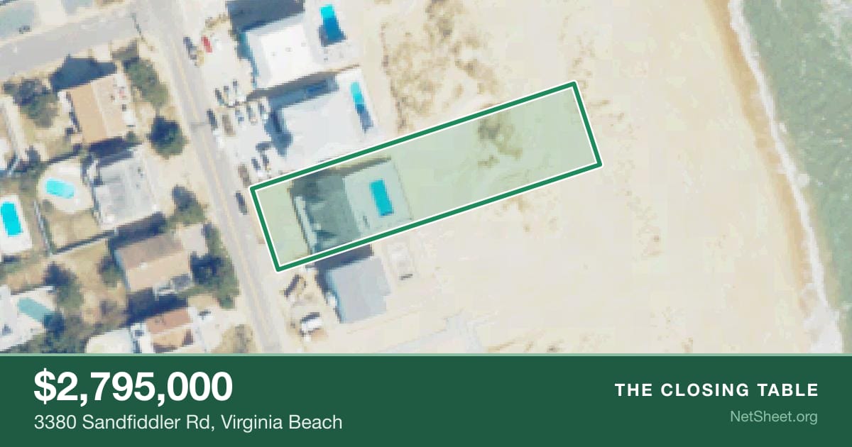 Aerial view of 3380 Sandfiddler Rd, Virginia Beach