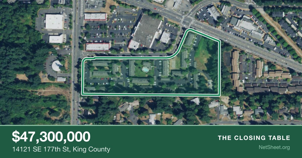 Aerial view of 14121 SE 177th St, King County