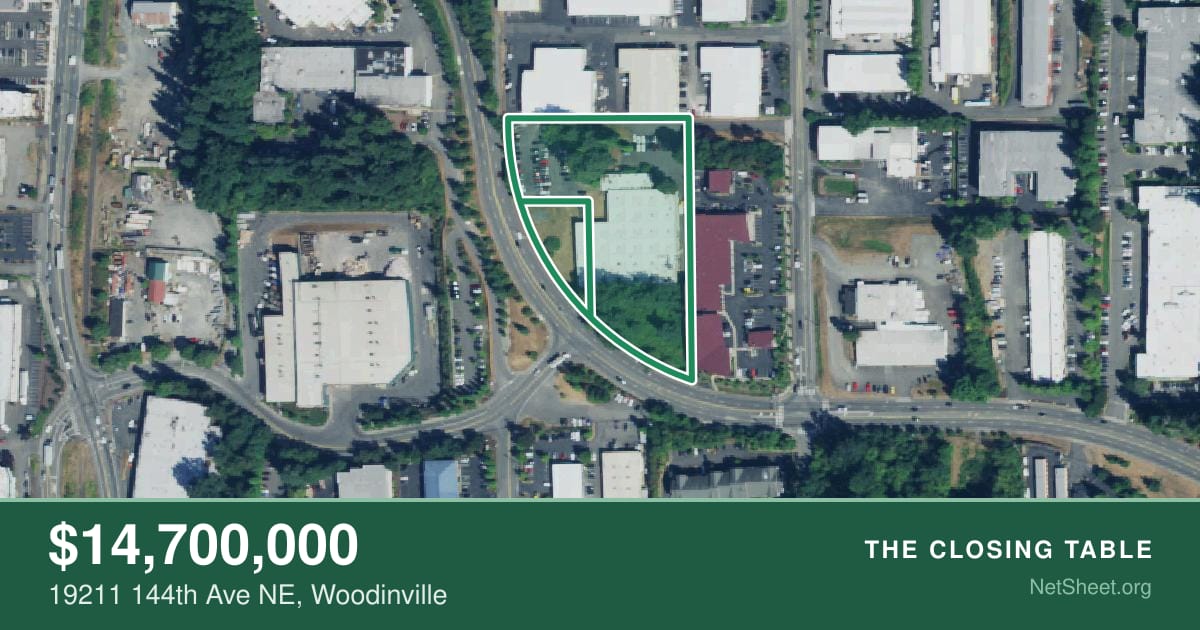 Aerial view of 19211 144th Ave NE, Woodinville