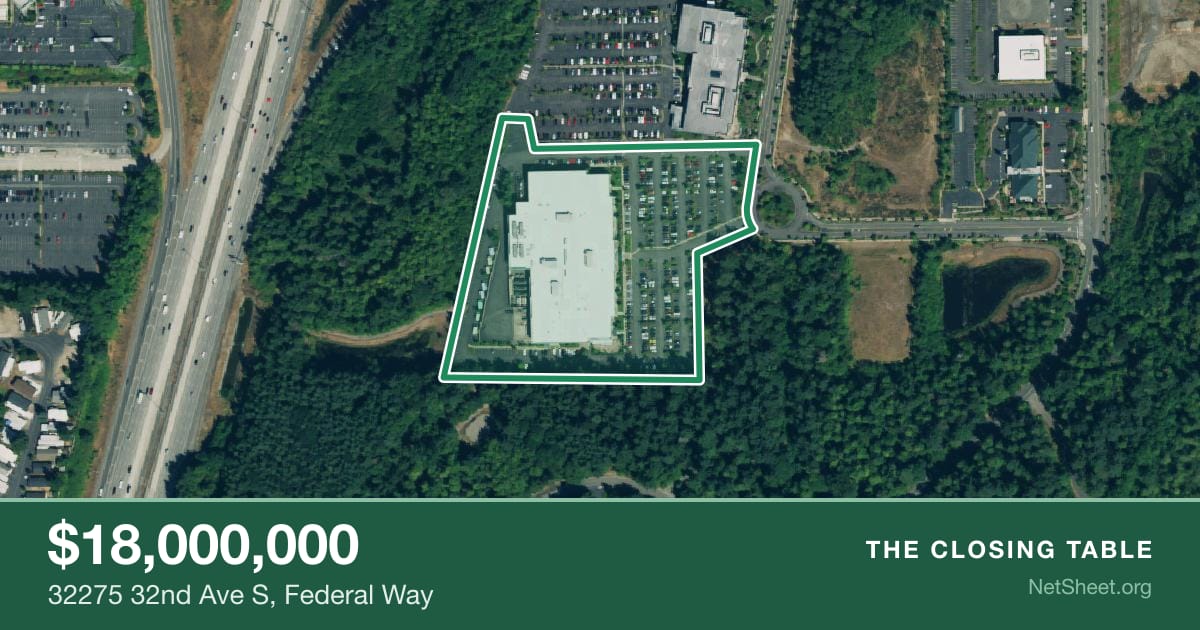 Aerial view of 32275 32nd Ave S, Federal Way