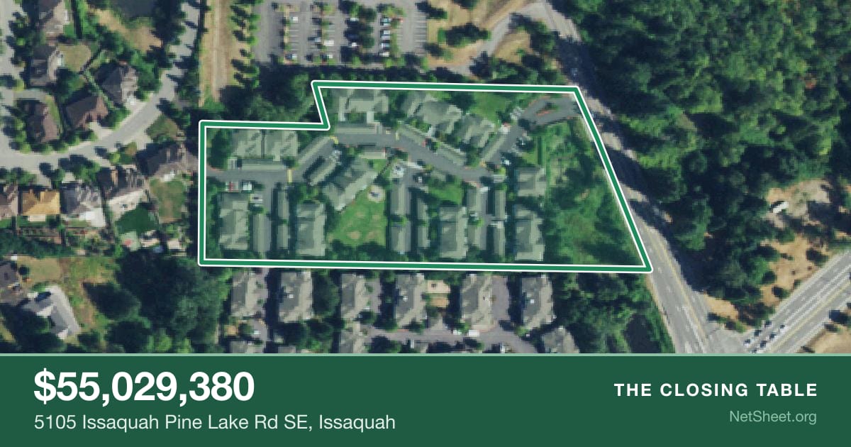 Aerial view of 5105 Issaquah Pine Lake Rd SE, Issaquah