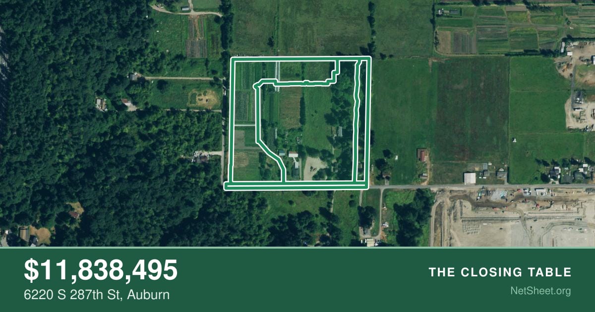 Aerial view of 6220 S 287th St, Auburn