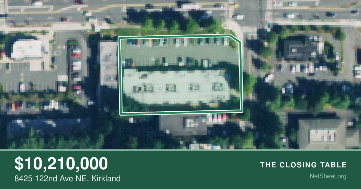 Aerial view of 8425 122nd Ave NE, Kirkland