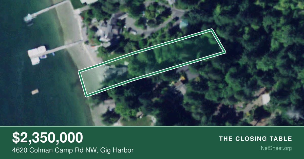 Aerial view of 4620 Colman Camp Rd NW, Gig Harbor